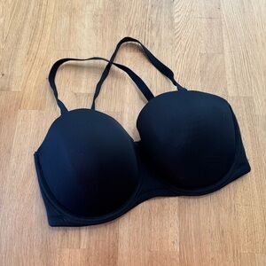 Wacoal 38H Black Red Carpet Convertible Strapless Underwire Bra Style 854119